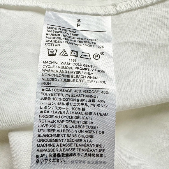 NWT Banana Republic White Dress - Picture 7 of 7